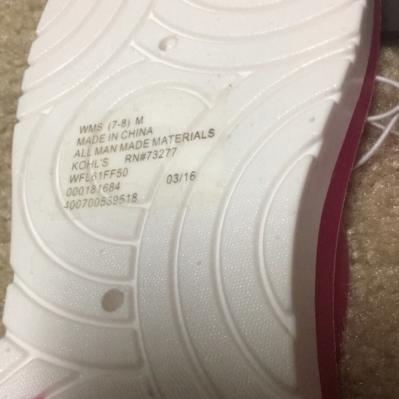 NWT Fila Flips size 7/8 M - Picture 4 of 7